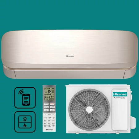 HISENSE FRESH AIR ARANY 3,5KW KLÍMA SZETT