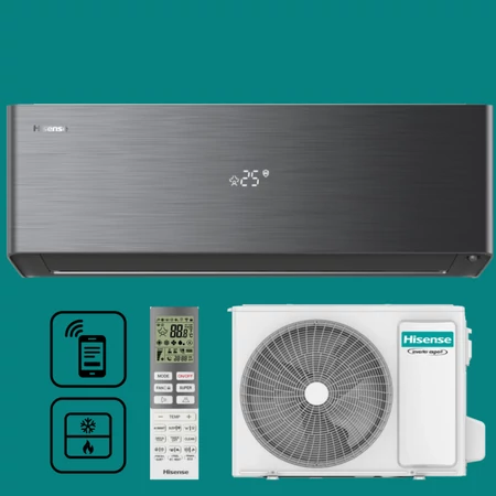 HISENSE ENERGY PRO X BLACK 2,6KW KLÍMA SZETT