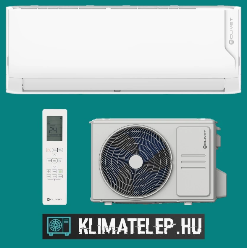 CLIVET CRISTALLO2 HEAT 2,6KW KLÍMA SZETT